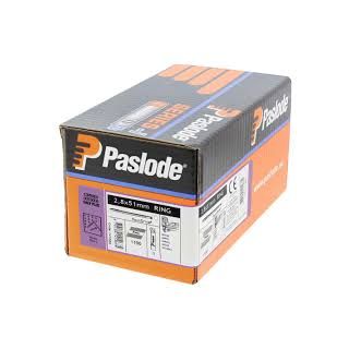 Paslode 141072 IM360 Ring Galv Nails (3.1 x 75mm) 2200PC + Gas