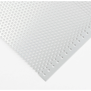 (w) RK37361ASH 200MM X 1000MM X 0.7MM PERFORATED SHEET ANODISED ALUMINIUM