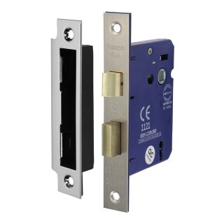675014 48/58 3 LEVER SASHLOCK SATIN NICKEL