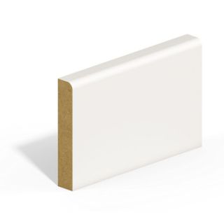 SAM23 18x119 Primed MDF Pencil Round Skirting Board