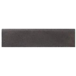 BRADSTONE ROUND TOP EDGING 600 X 50 X 150MM DARK GREY