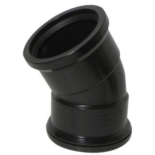 BS5 Kayflow 30° Double Socket Bend – Black (Soil)