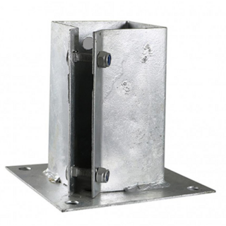 100Mm Flush Fit Shoe - Bolt Hdg