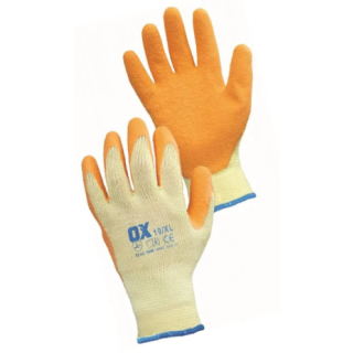 Ox-S241610 Ox Latex Grip Glove - Size 10 (Xl)