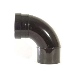 (w) SB409B 110MM X 92.5DEG SOIL BEND S/S BLK