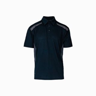 Xpert Pro Stretch Polo Shirt Navy/Grey Size Small