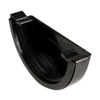 Kfe1Bl Kayflow Rainwater Round External Stopend Black