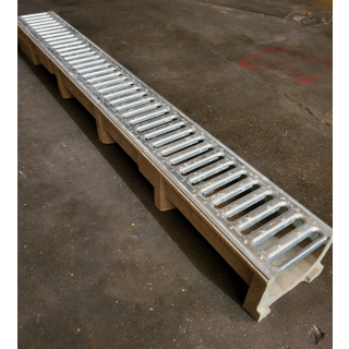 Clark-Self Channel & Galv Grate 1Mtr Resin
