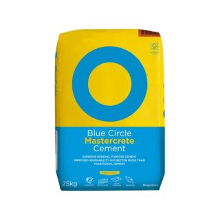 Tarmac Mastercrete Blue Circle Cement Plastic 25kg