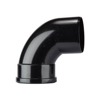 (w) SB408B POLYSOIL BEND S/S 120 DEG BLACK