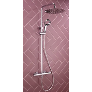 AJASDS01CP Aurajet Alos Bar Shower With Diverter (Chrome)