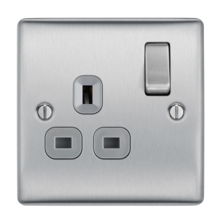 NSB21G-01 13A 1 GANG SWITCHED SOCKET