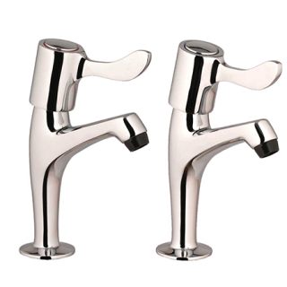 298630CP PRO LEVER SINK PILLAR TAPS (PAIR)