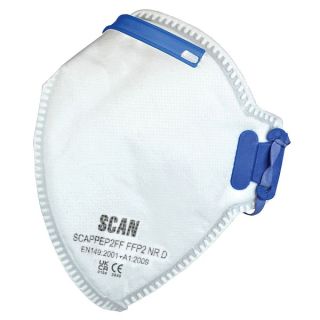 SCAN Safety Fold Flat Disposable Mask FFP2 (Pack of 3)