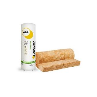 100mm Isover Glass Loft Roll Spacesaver Ready-Cut (12.180mtr) (14.12m2)