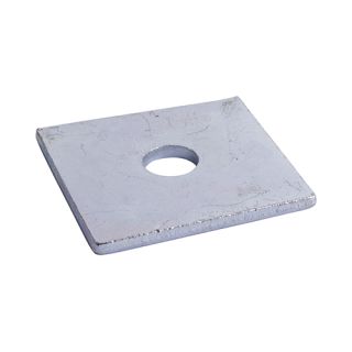 1050WHSPZP  M10 X 50 X3 Square Plate Washers 2 Pack