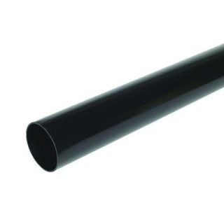 Kfp25Bl Kayflow Rainwater Round Down Pipe 2.5M Black