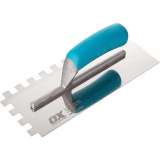   OX-T535710 Trade Notched Stainless Steel Trowel (10mm)