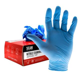 SCAGLODNL Scan Nitrile Disposable Gloves – Large (Box of 100)