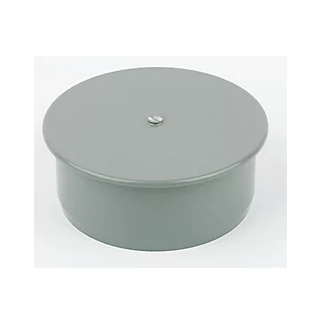 (w) SH46G 110MM SOIL SOCKET PLUG GREY (10)