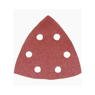 (w) 95 X 95MM 80/12/180 DELTA SANDING PADS - MIXED - RED 231333