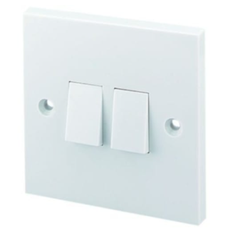 10A Light Switch Double - Two Way