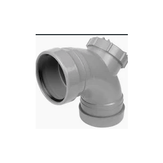 (w) SB413G 110MM X 92.5DG SOIL ACCESS BEND GRY