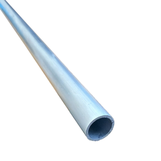 (w) RK01021A10 8MM X 1000MM ROUND TUBE SILVER ANODISED ALUMINIUM