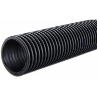 60mm Black Twinwall Ducting 50m roll