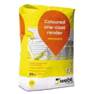 Weberpral m Render 25Kg 2500 Chalk