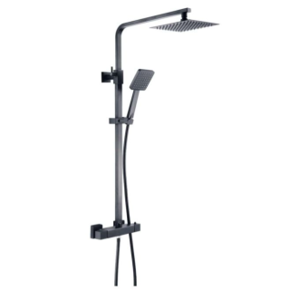 TSS101 TRISEN ZACHA BLACK SQUARE ERD SHOWER VALVE