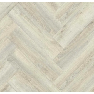 Elka Rigid Vinyl Herringbone Kentucky Oak Beige