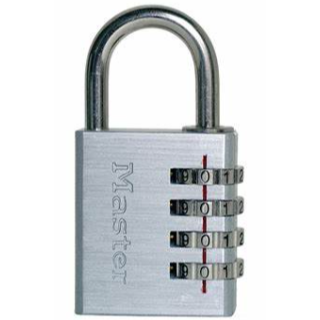 MLK7640 MASTER LOCK 40MM ALUMINIUM 4 DIGIT COMBINATION PADLOCK