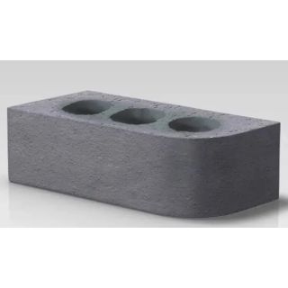 BN.1.2 SINGLE BULLNOSE 51MM RADIUS PERFORATED BLUE BRICK