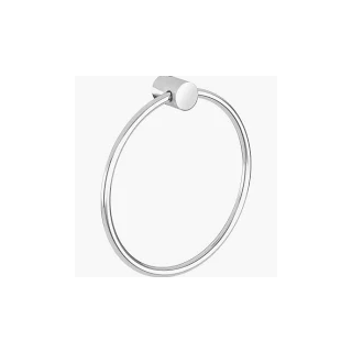 (w) ACZECH03 CHROME RING TOWEL HOLDER