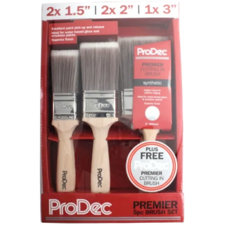 Pbpt049 Prodec Brush Set 5Pc Incl Free