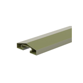 1830MM OLIVE GREY DURAPOST CAPPING RAIL 65MM