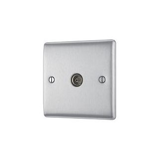 NBS6001 1 GANG CO-AXIAL SOCKET