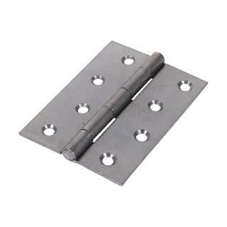 434025P 100 X 70MM PLAIN BUTT HINGE FIXED PIN (1838)