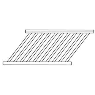 Kwikrails Ready Made Handrails 4m