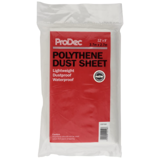 Pdpy001 Prodec 12' X 9' Polythene Dust Sheet