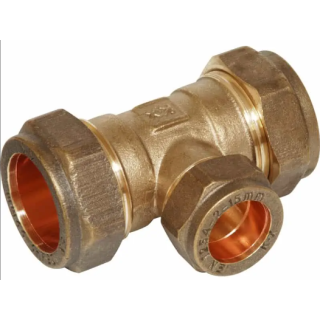 Compression Reducing Tee 22 X 15 X 22Mm