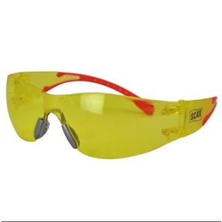 SCAN Safety Flexi Amber Safety Spectacles