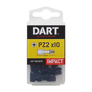 Durable PZ2 Impact Driver Bits – 25mm, 25 Pack