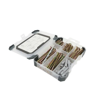 Timco Tray260 Mixed Screws, Plugs & Drill Bit – 261pcs