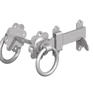  6 150mm Galv Ring Gate Latches