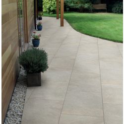 Bellezza Lite Fino Natural Porcelain Paving Slabs 16mm x 600 x 900mm