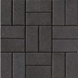Pedesta Block Paving Jet Black 200mm x 100mm x 50mm (720ppp = 14.40m2 Per Pack)