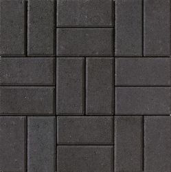 Pedesta Block Paving Jet Black 200mm x 100mm x 50mm (720ppp = 14.40m2 Per Pack)
